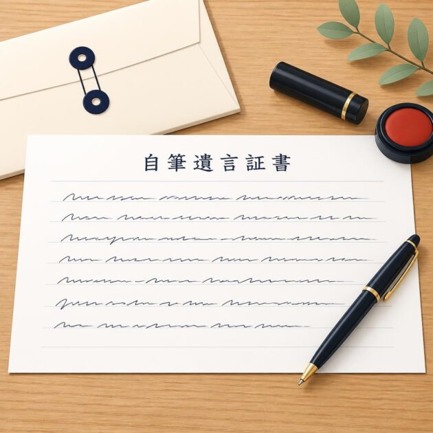 自筆証書遺言を作成する際の注意点(2)　大分の行政書士が解説